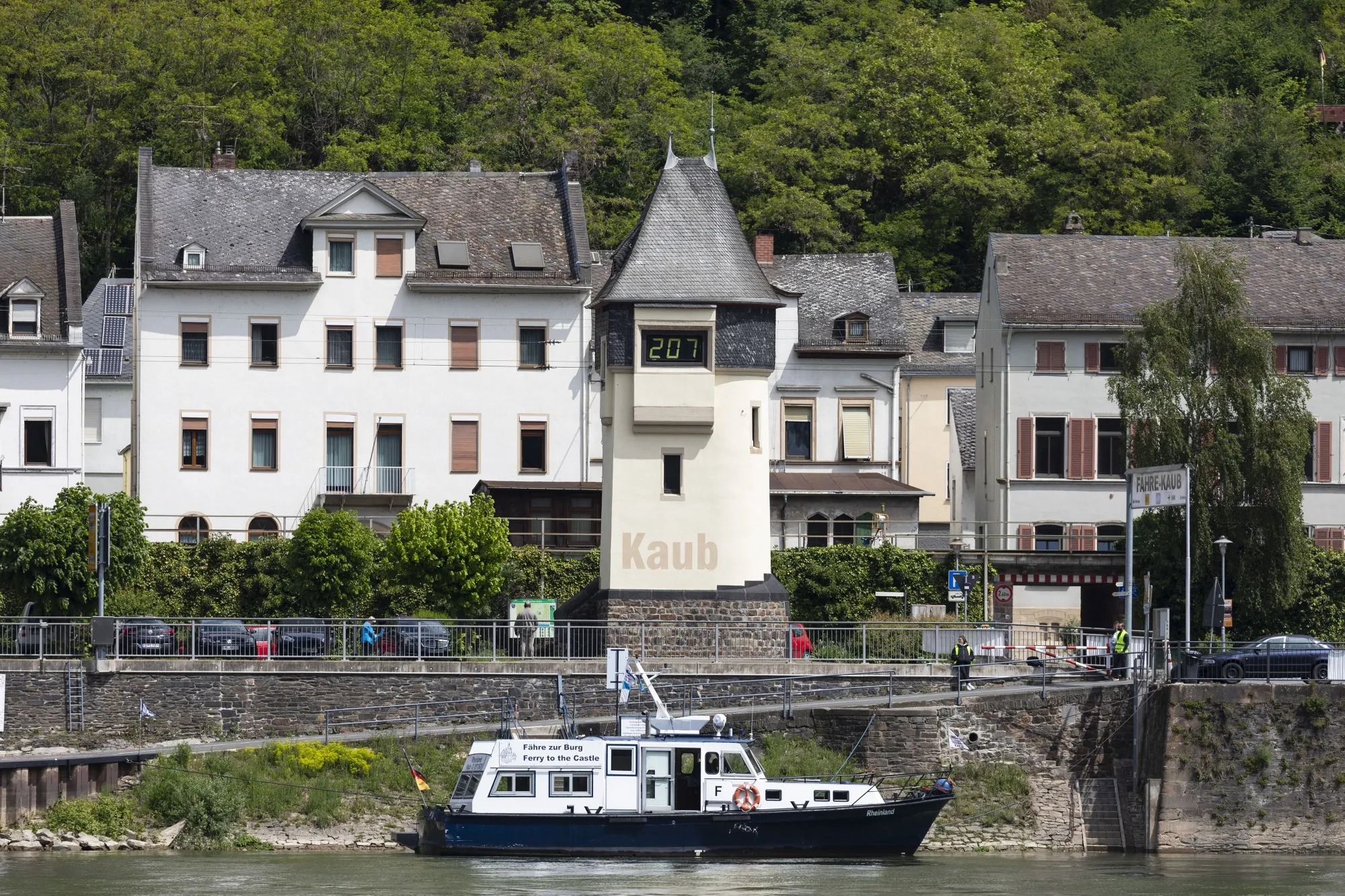 River Rhine water level&nbsp;in Kaub.