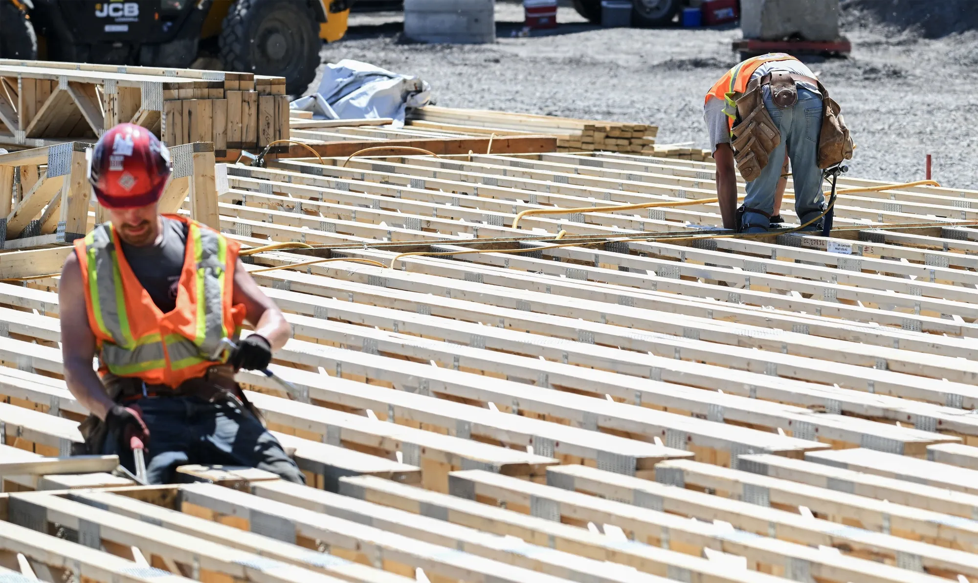 A residential building under construction in Montreal.&nbsp;Housing activity has&nbsp;started to rebound in Canada, with sales and prices rising in major cities.