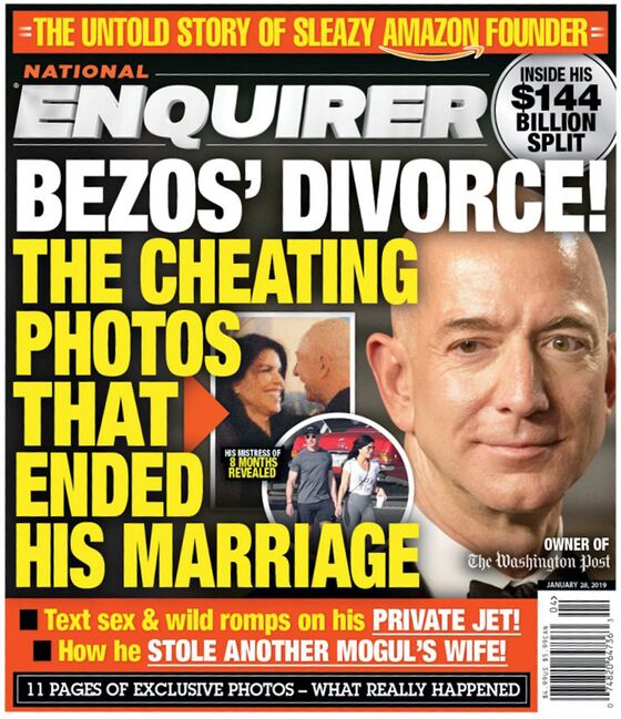 Amazon's Jeff Bezos Accuses National Enquirer Publisher of Blackmail