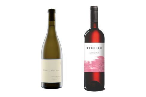 2014 Enfield “Heron Lake” Chardonnay and 2015 Cerasuolo Tiberio Abruzzo.
