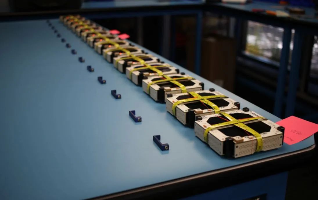 Swarm’s paperback-sized satellites