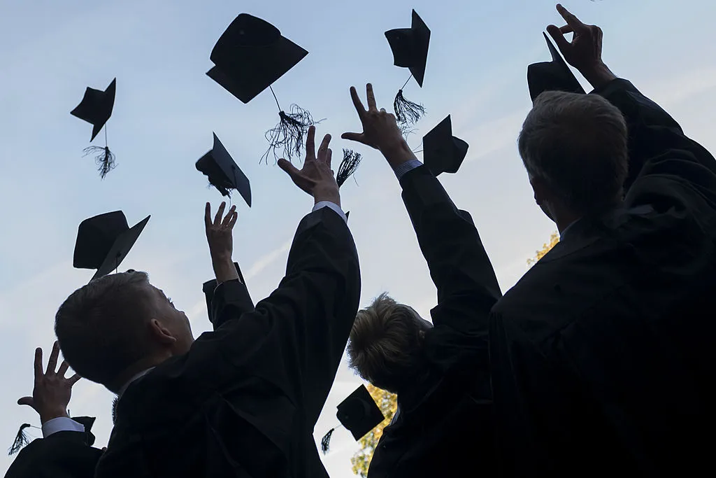 Graduations pretty much all look the same.