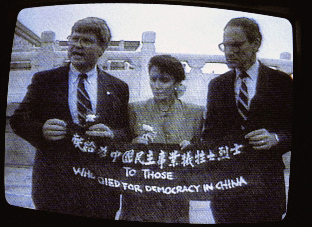 Why China Is on Edge About Nancy Pelosi Taiwan Visit After Tiananmen Square  - Bloomberg