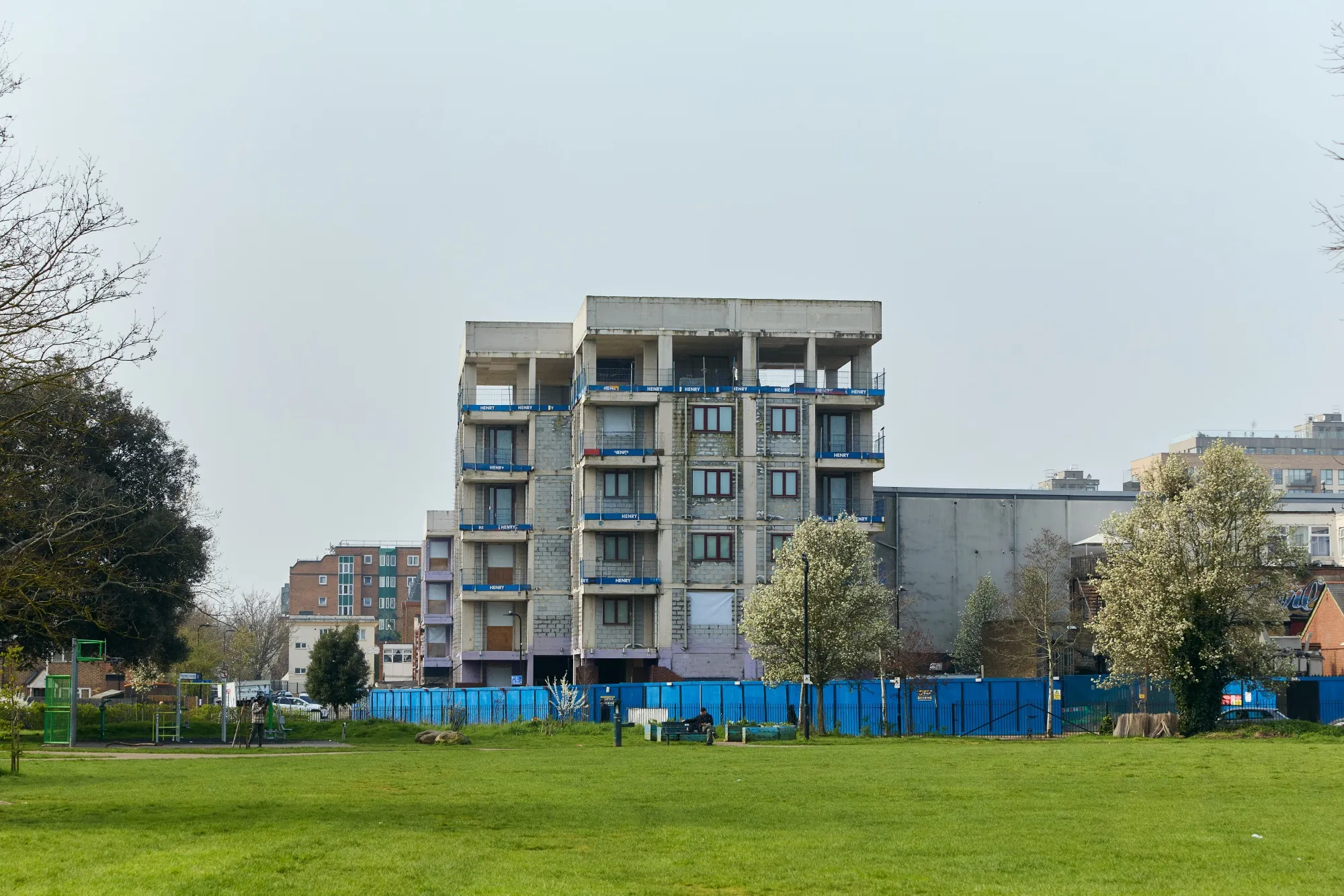 Dean Gardens, an unfinished housing development,&nbsp;in London’s&nbsp;West Ealing district.