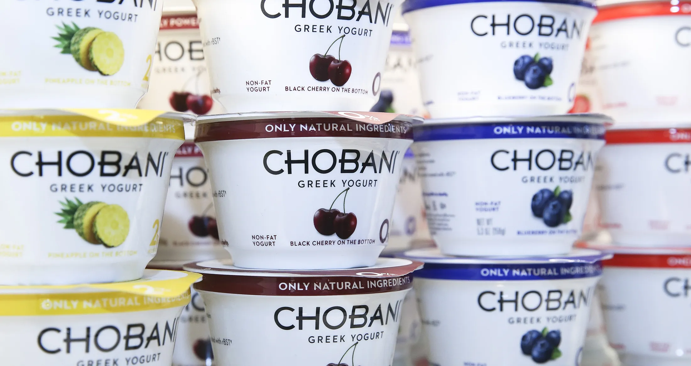 Chobani Greek Yogurt.
