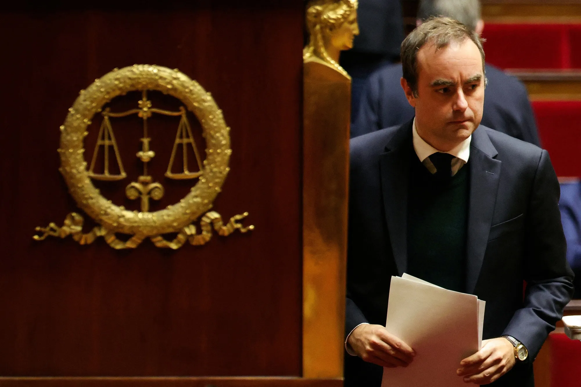 Sebastien Lecornu at the French National Assembly.