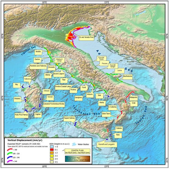 Rising Sea Levels Could Submerge Key Italian Ports, Highways