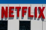 Signage outside the Netflix Inc. office building on Sunset Boulevard in Los Angeles, California, U.S. on Monday, April 19, 2021. Netflix Inc. is scheduled to release earnings figures on April 20.