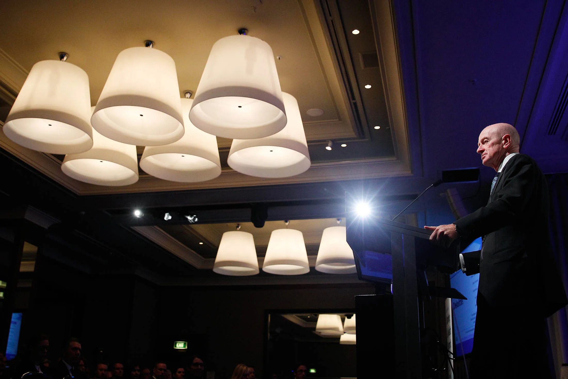Glenn Stevens, governor of the Reserve Bank of Australia.
