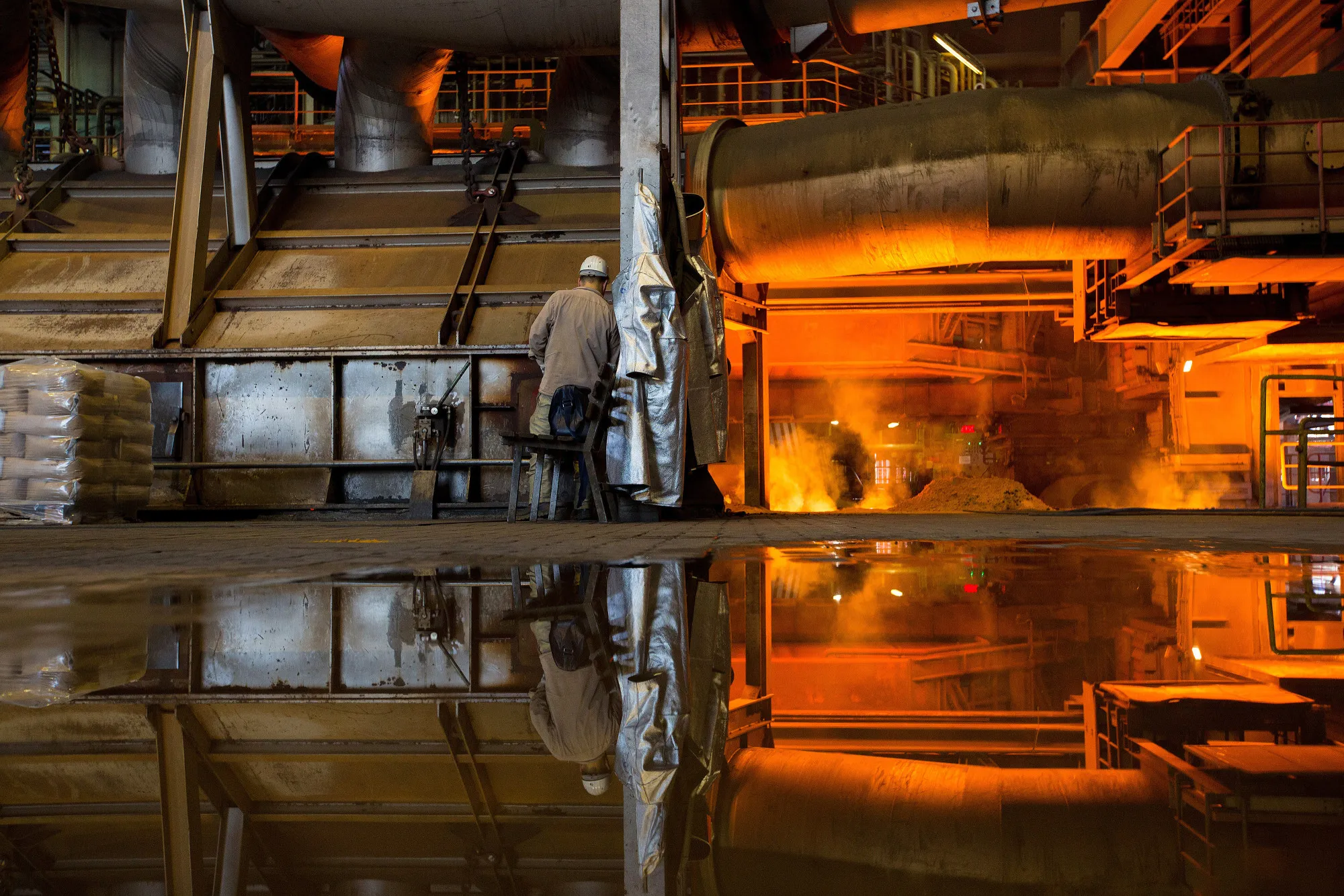 Operations At ThyssenKrupp AG's Steel Plant As Chinese Steel Exports Impact Profits