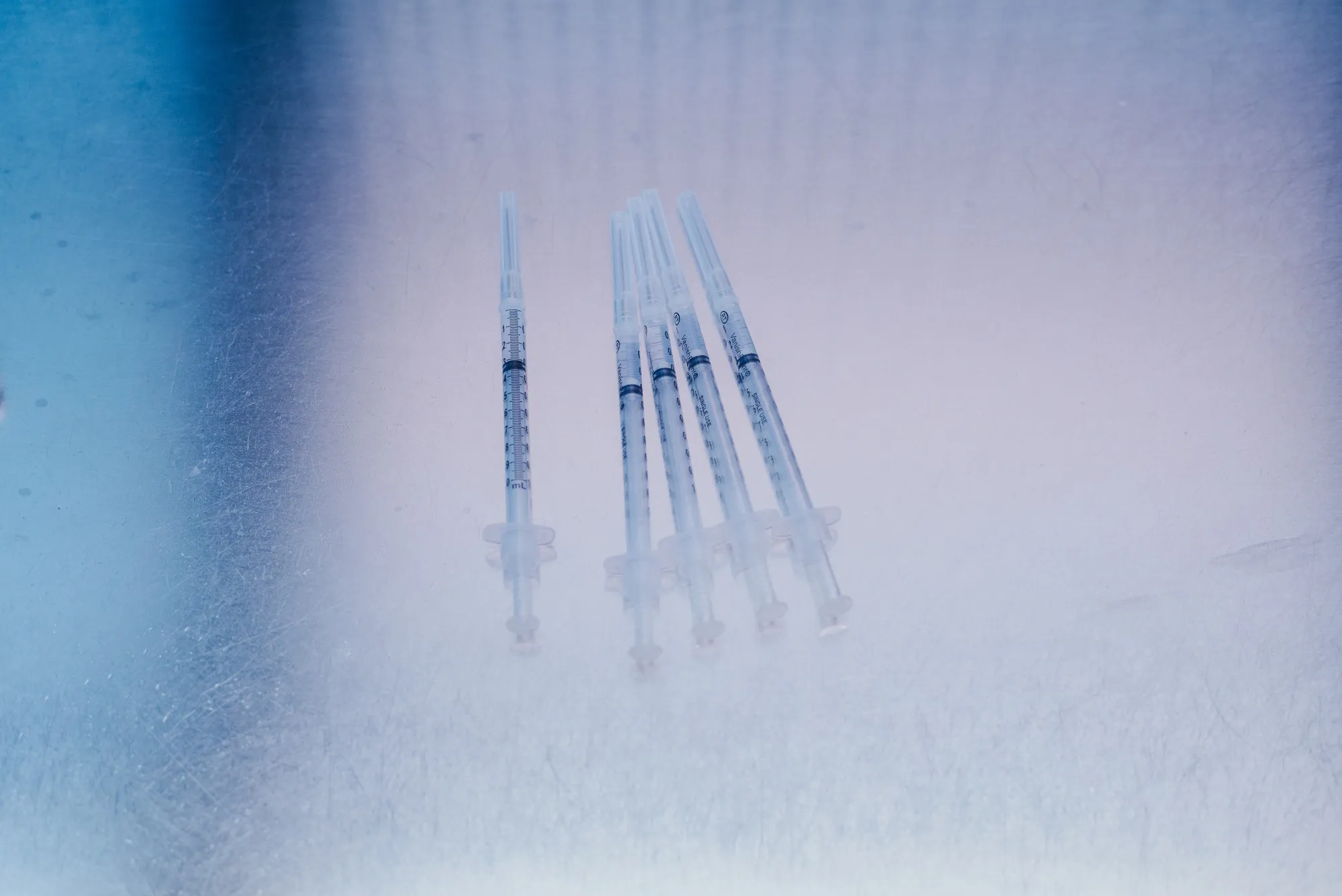 Syringes of the Pfizer-BioNTech Covid-19 vaccine.