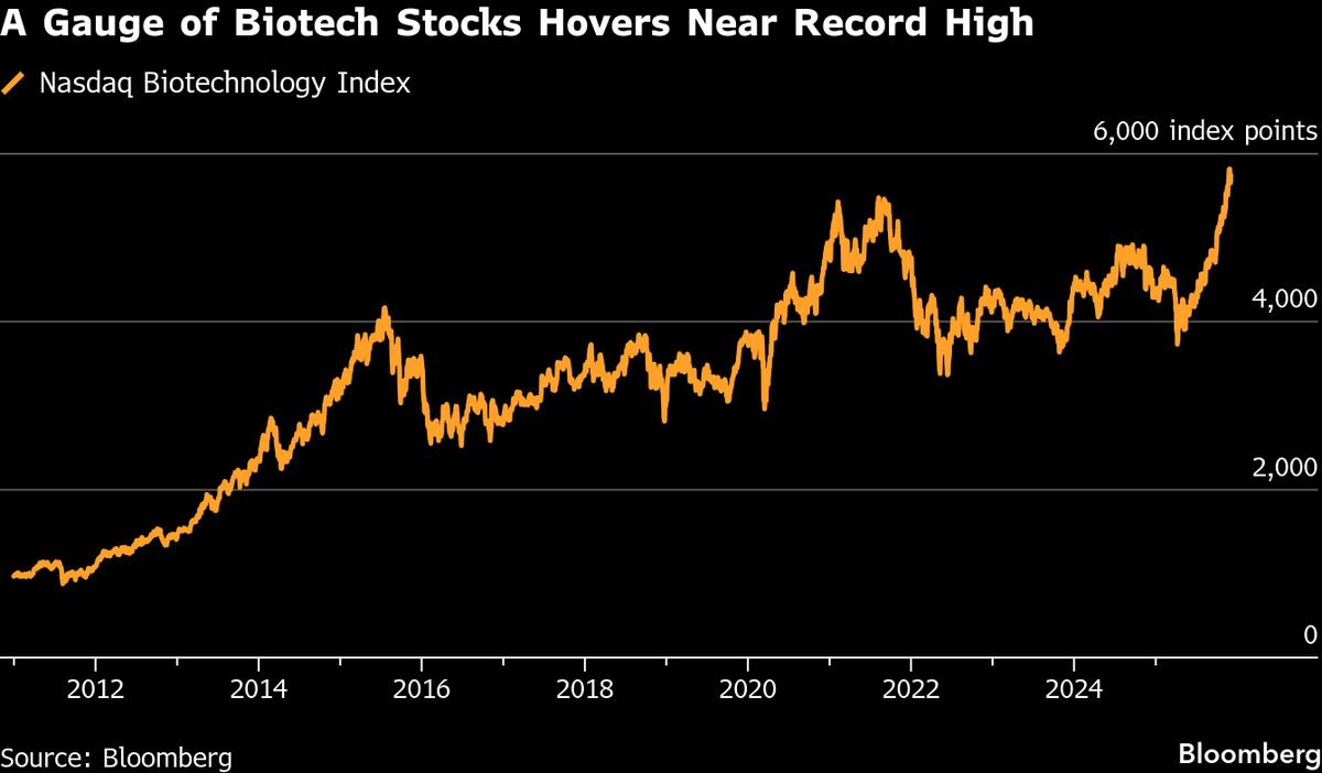 Europe’s Biotech Standout Faces Crucial Year After 1,300% Rally.