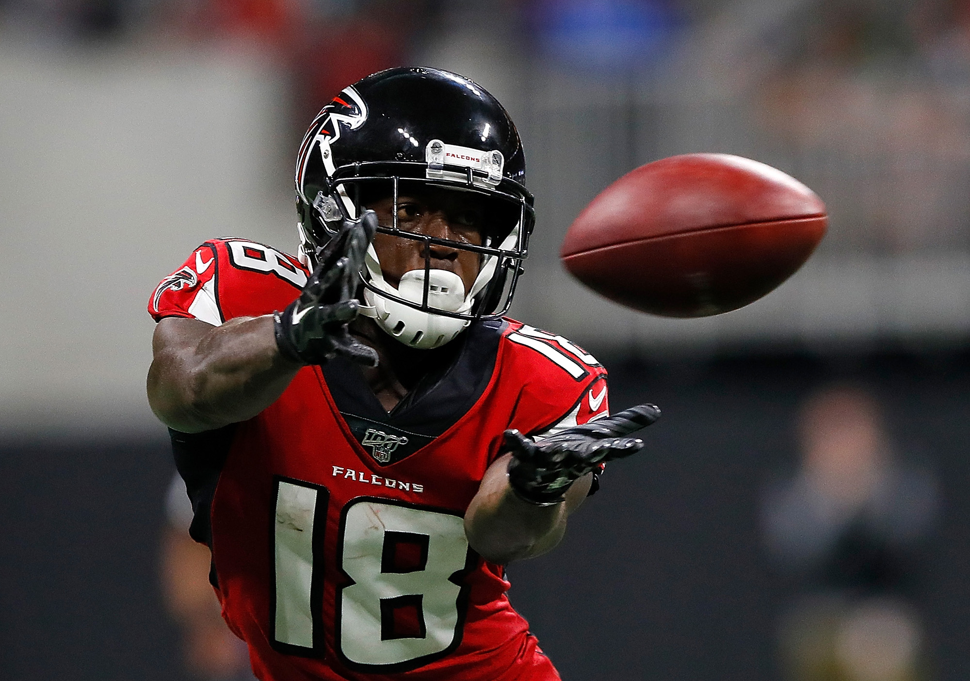 Falcons WR Ridley suspended for '22 for bets on NFL games