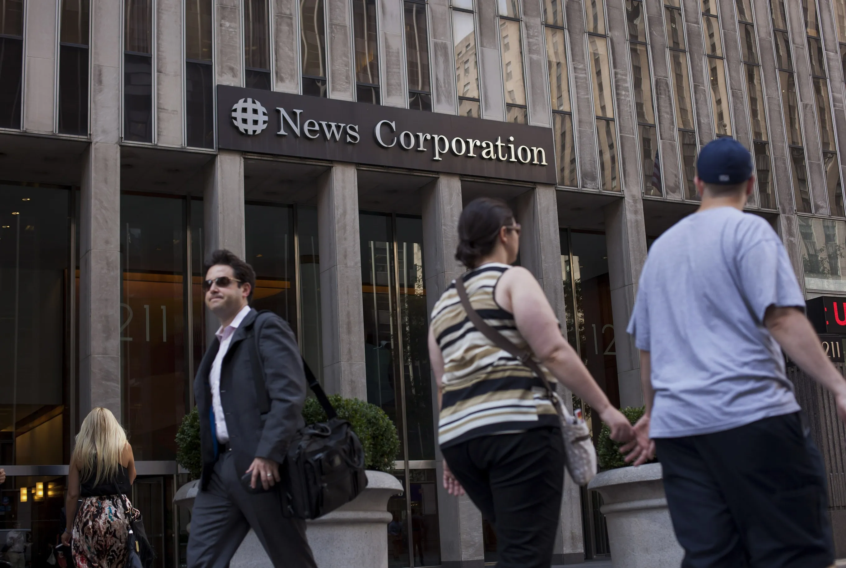 News Corp. headquarters in New York.