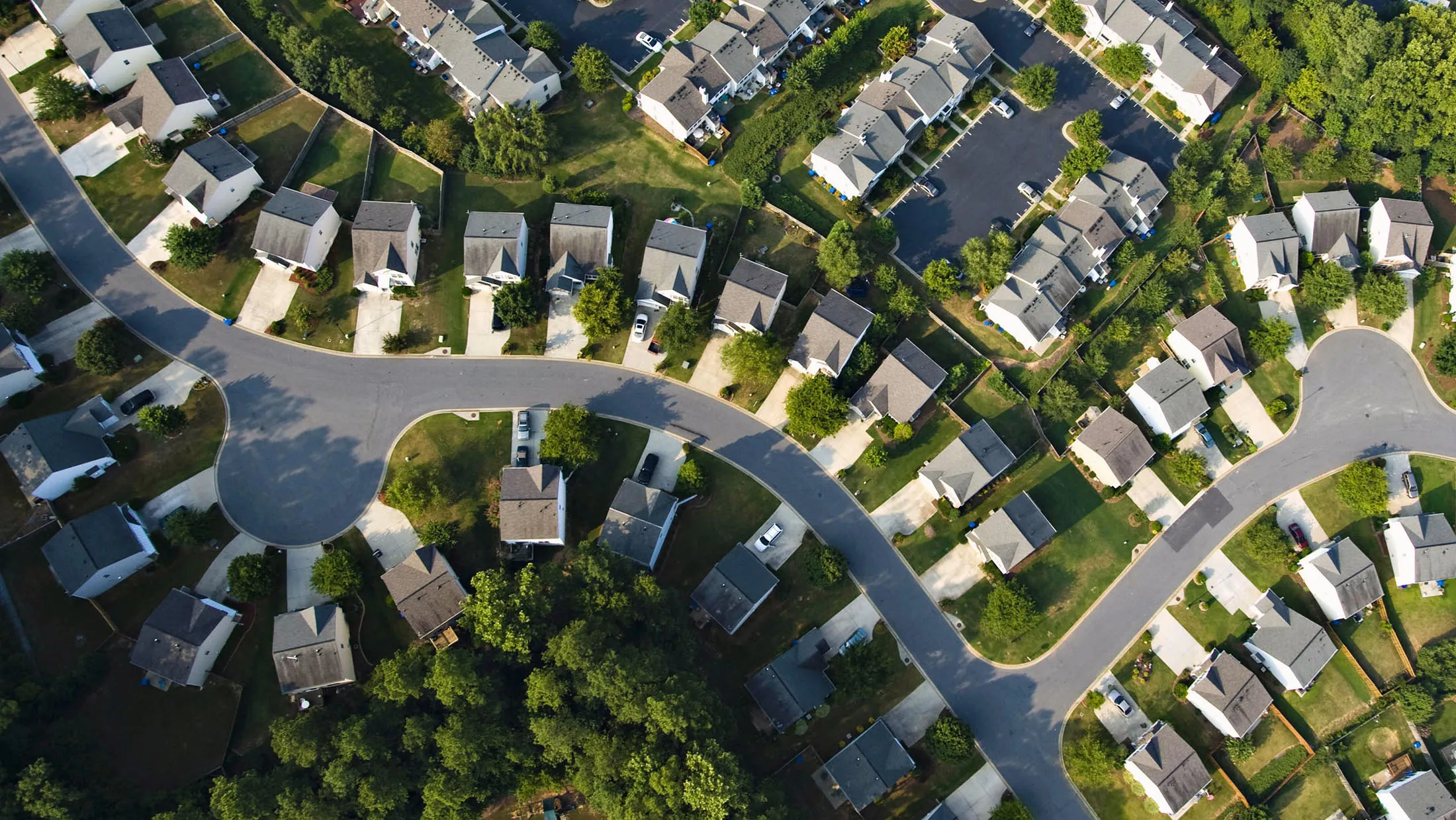 A housing development in Georgia.
