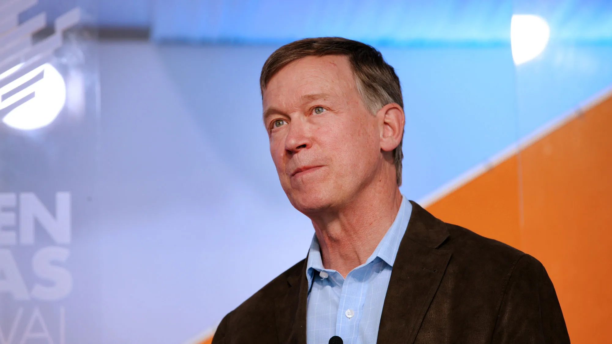 John Hickenlooper, governor of Colorado, speaks during the Aspen Ideas Festival in Aspen, Colorado, U.S., on Tuesday, July 1, 2014.
