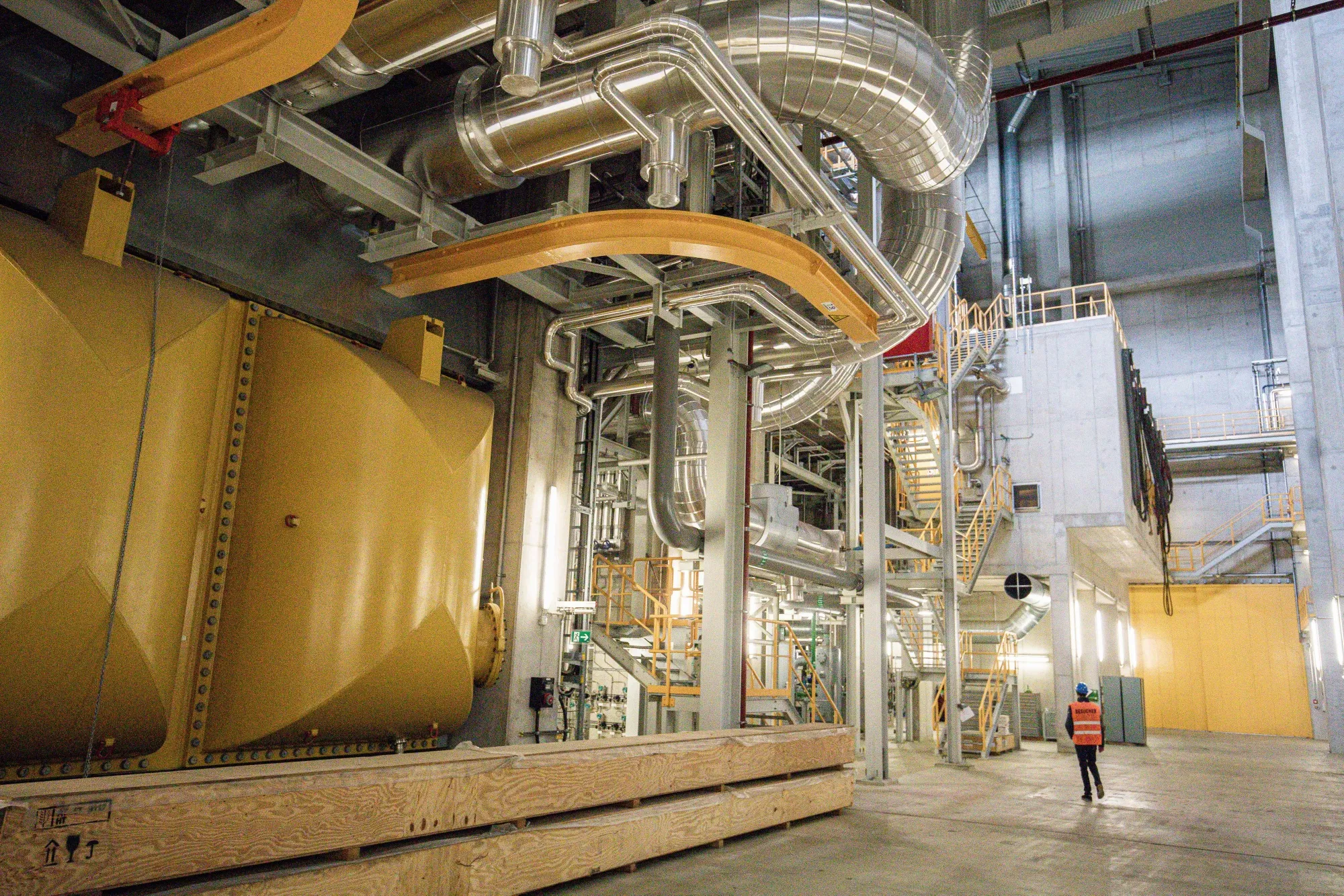 The Verbund AG combined cycle gas&nbsp;turbine&nbsp;power plant&nbsp;in Mellach, Austria.