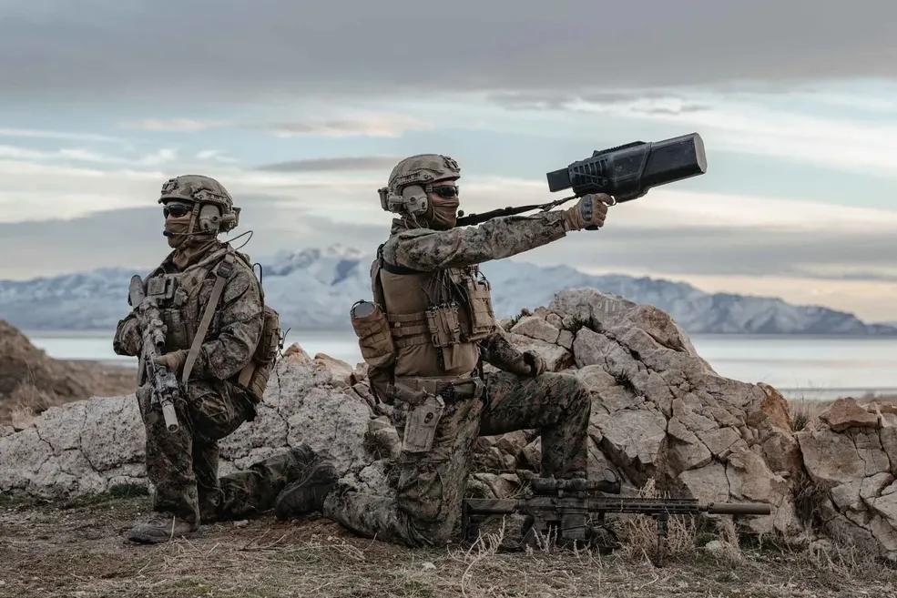 DroneShield’s DroneGun electronic jamming device.