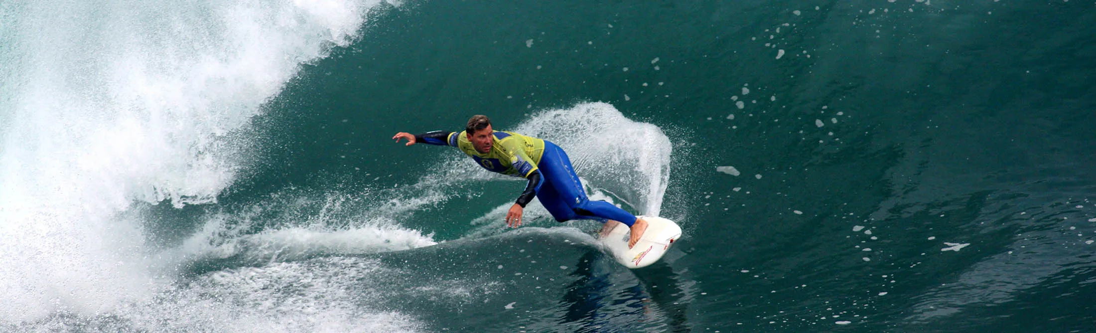 A surfer takes on El Gringo, a 4-meter-long wave in Arica, north of&nbsp;Santiago.