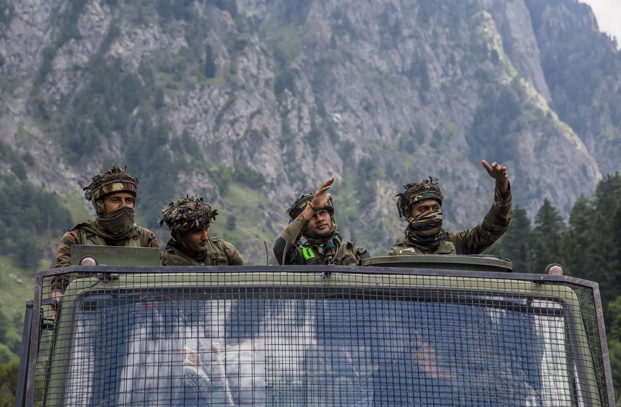 Indian troops near the disputed border with China in early September.