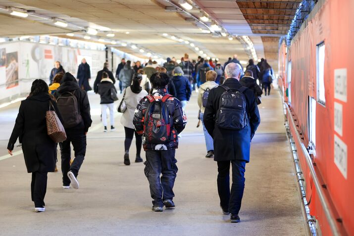 Construction Work At The Stuttgart 21 Railway And Urban Development Project
