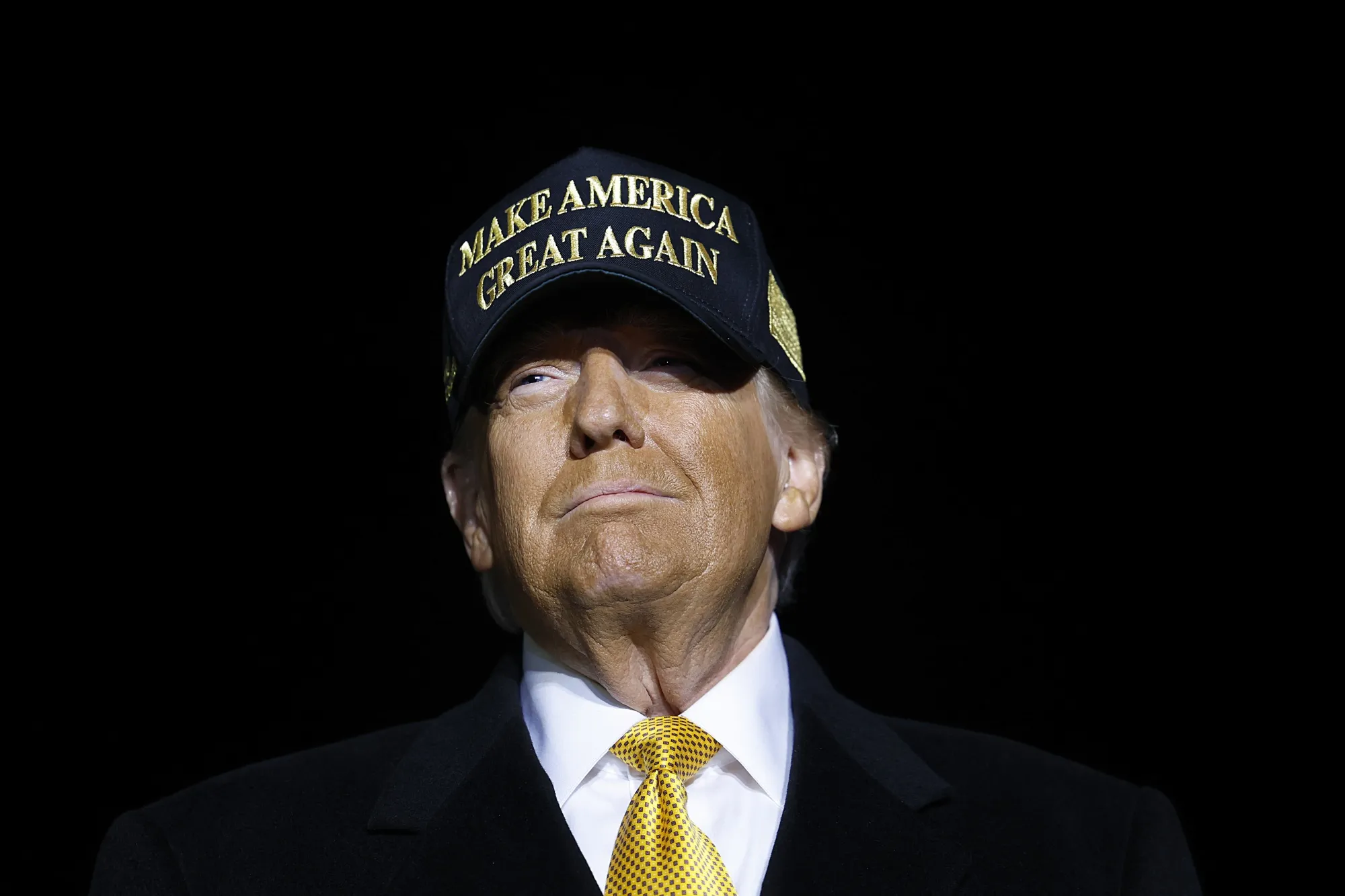 Donald Trump at a campaign rally in Michigan on Oct. 25.
