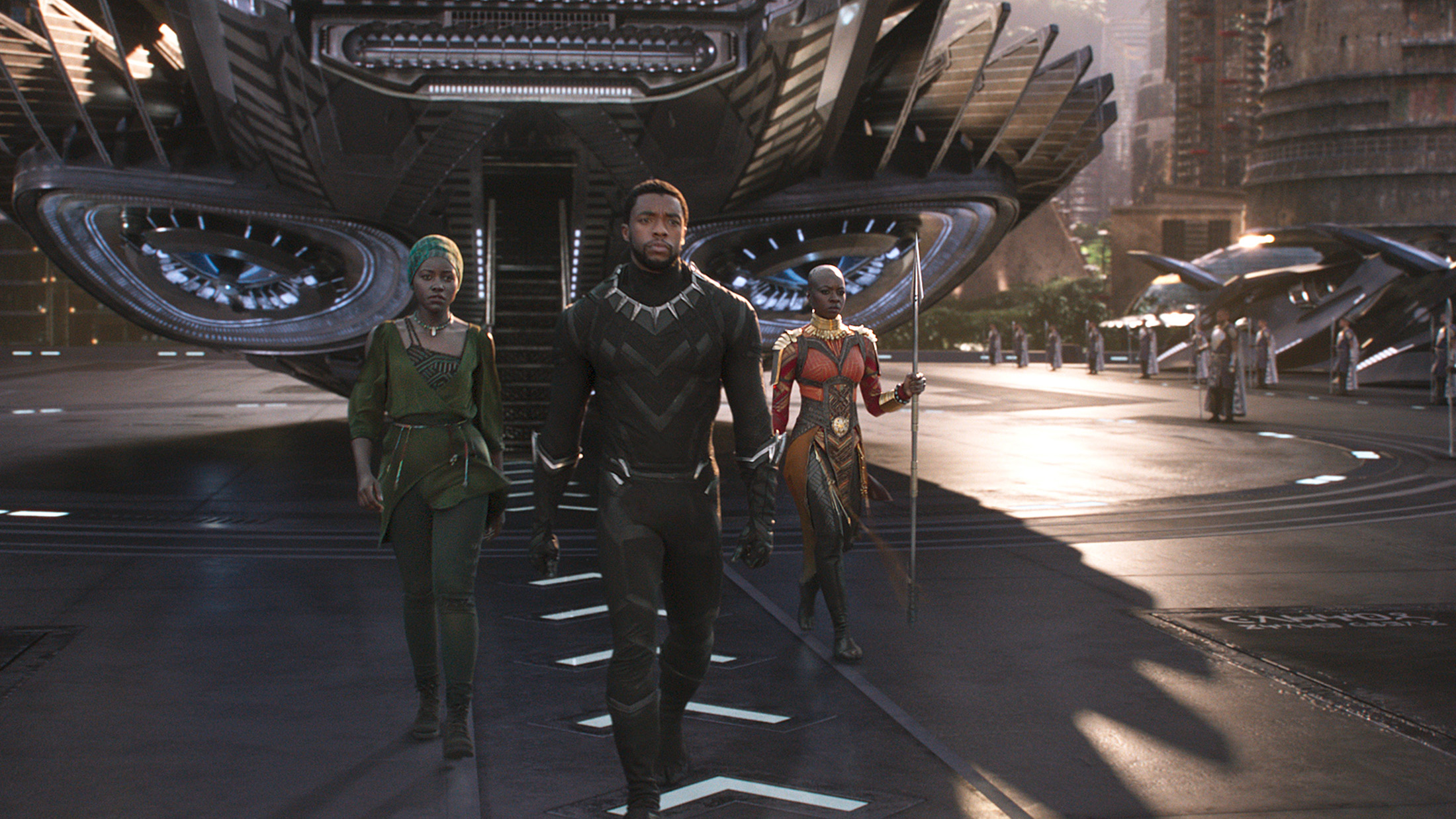 Chadwick Boseman as&nbsp;T'Challa&nbsp;in “Black Panther.”