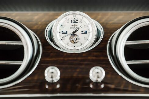 Dark, rich wood tones are popular in luxury cars now, such as the brushed finish in the Bentley Bentayga.