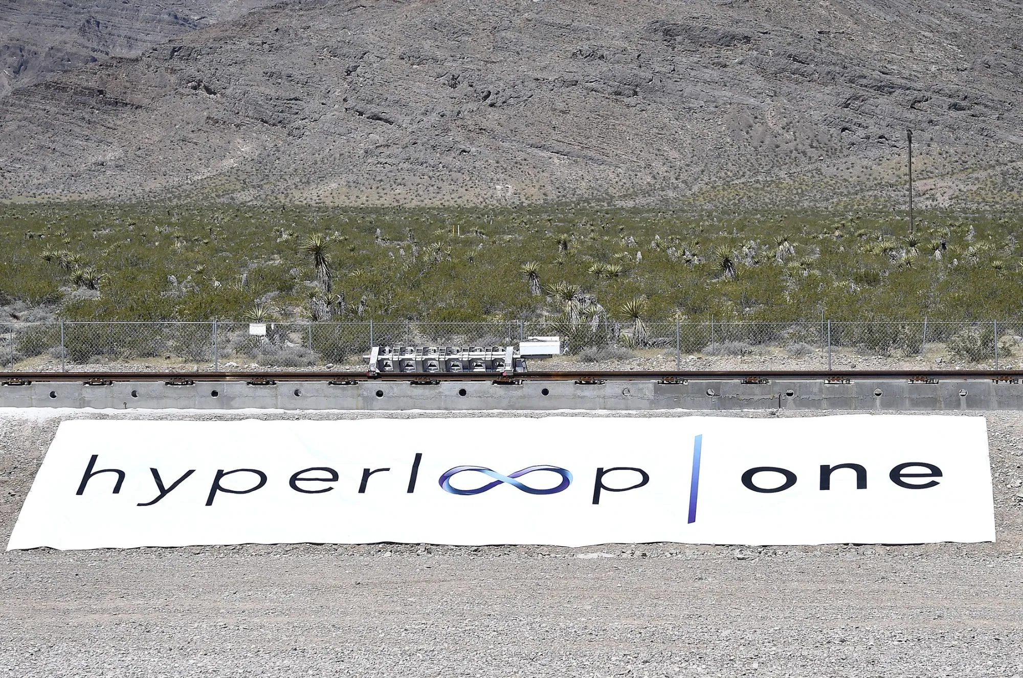 Elon Musk's High Speed Train Concept Company Hyperloop One Holds First Public Test Run