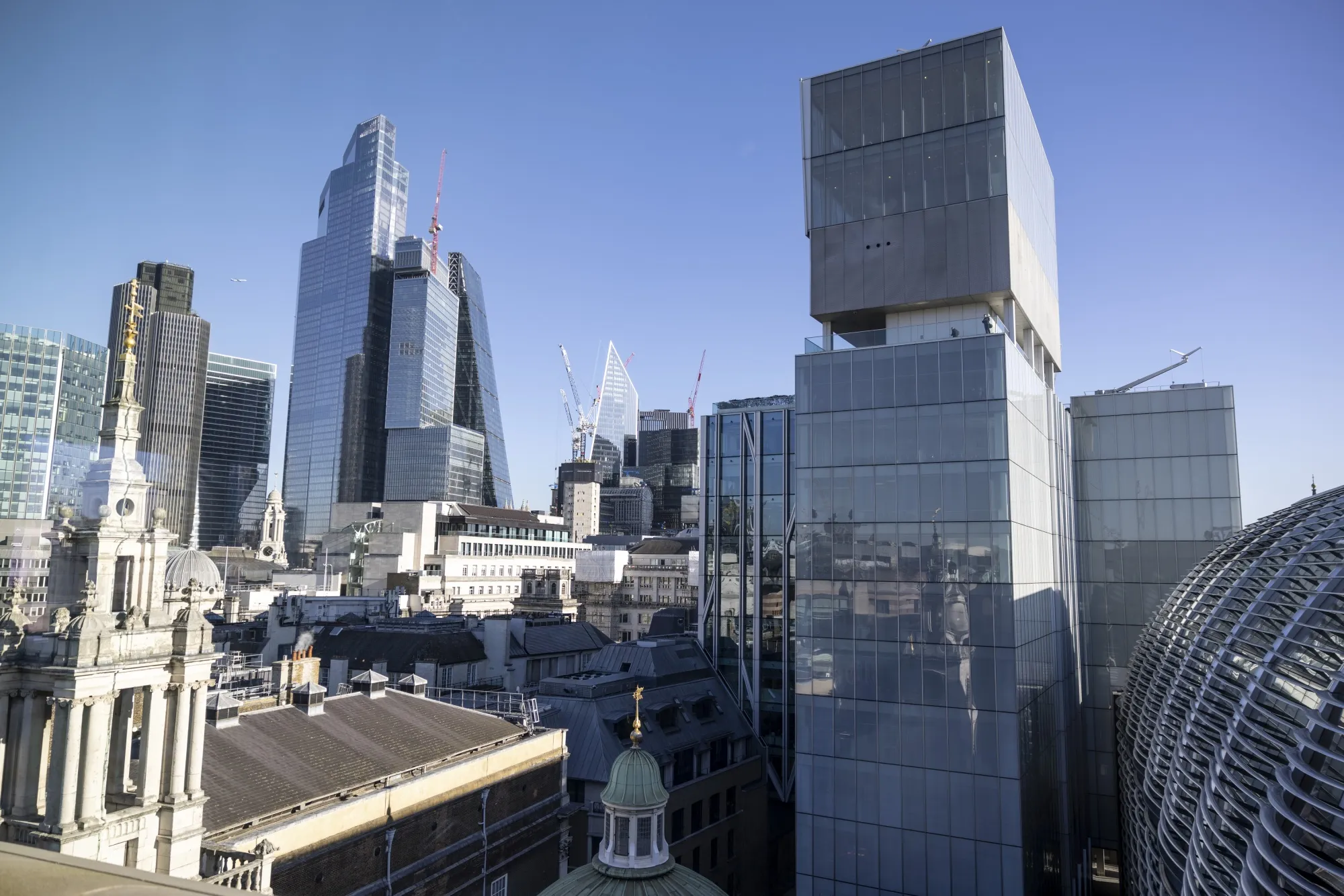 The Rothschild & Co. offices, right, in the City of London on Feb. 6.