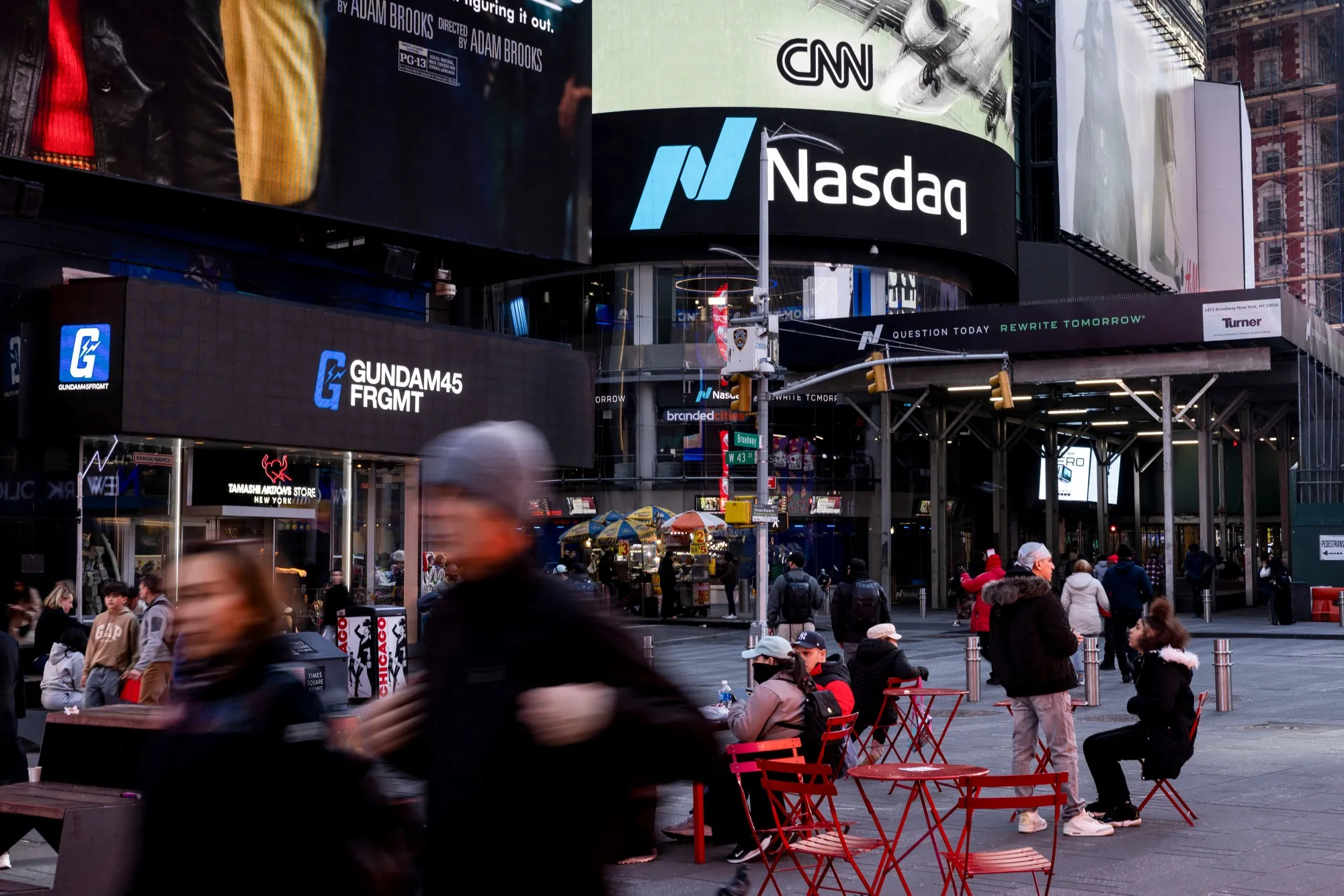 US Stocks Slip as Crypto Rout Deepens, BOJ Hints at Policy Shift - Bloomberg