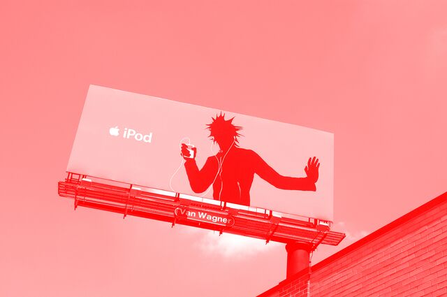 Billboard advertisement for iPod