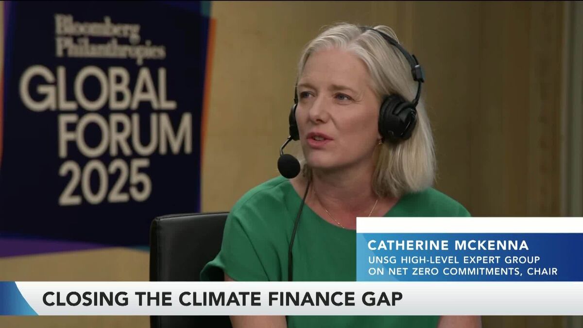UNSG High-level Expert Group's Catherine McKenna on Climate Finance