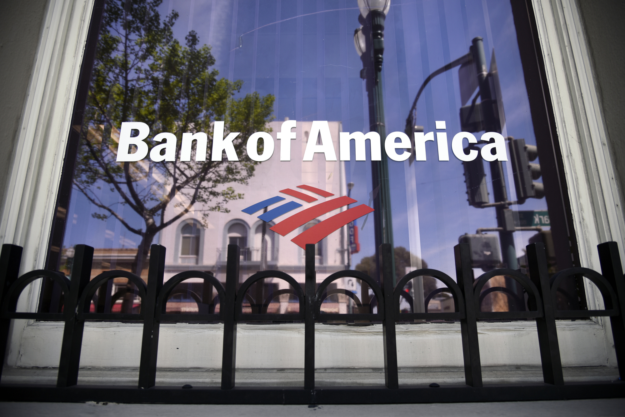 A Bank of America Corp. Bank Branch Ahead Of Earnings Figures