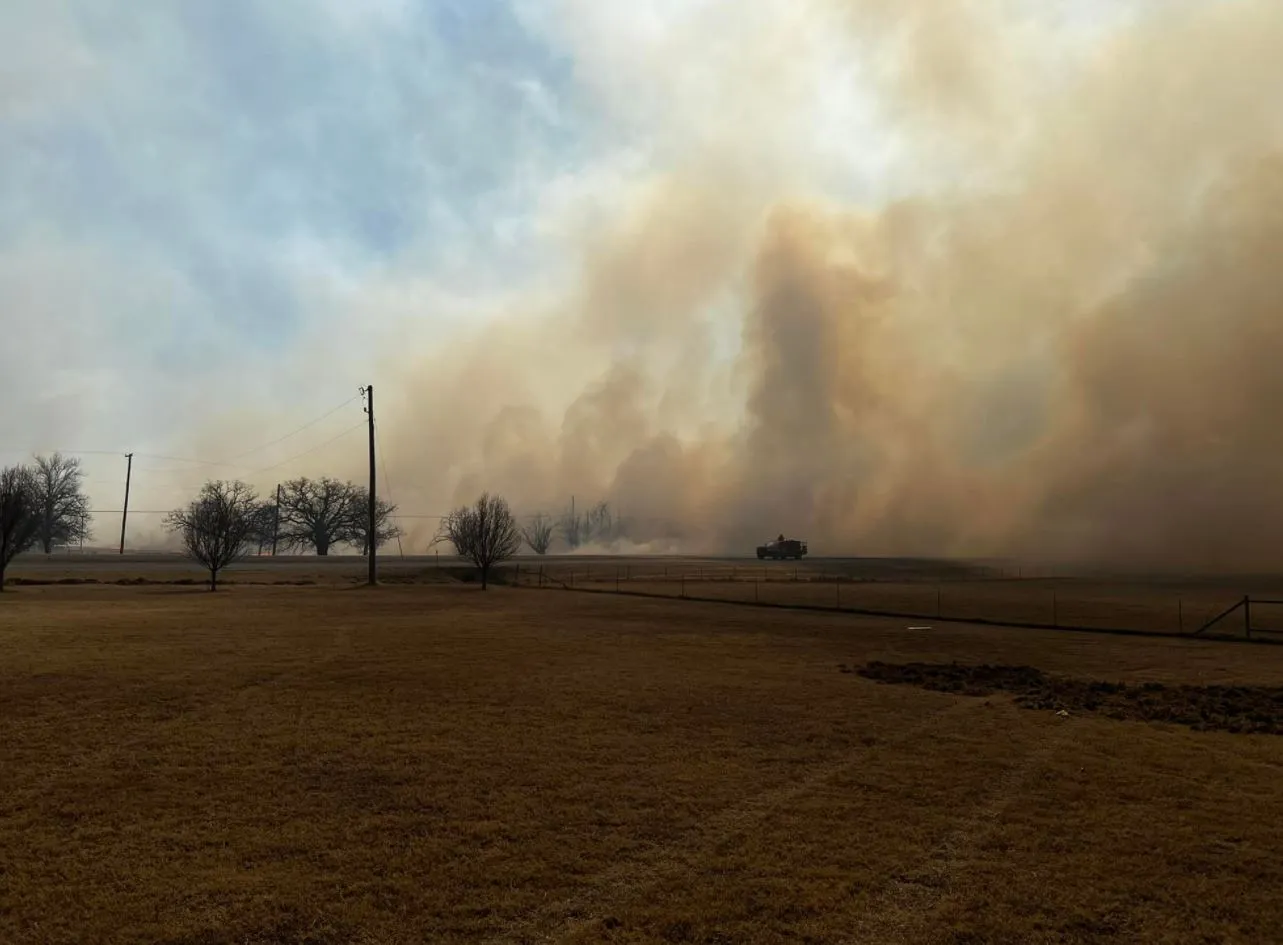 The Cedar Mountain fire started&nbsp;off I-20 and spread to the north towards Highway 6 and Cisco, Texas.&nbsp;