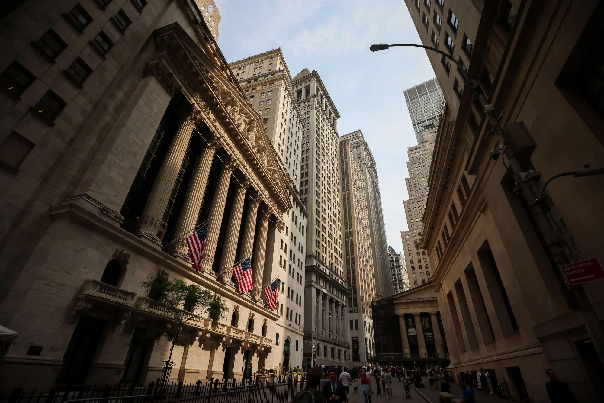 The New York Stock Exchange.