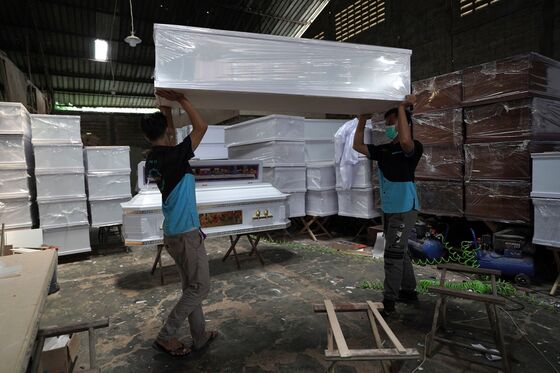 Jakarta Races to Open Covid Cemeteries Amid Deadliest Months
