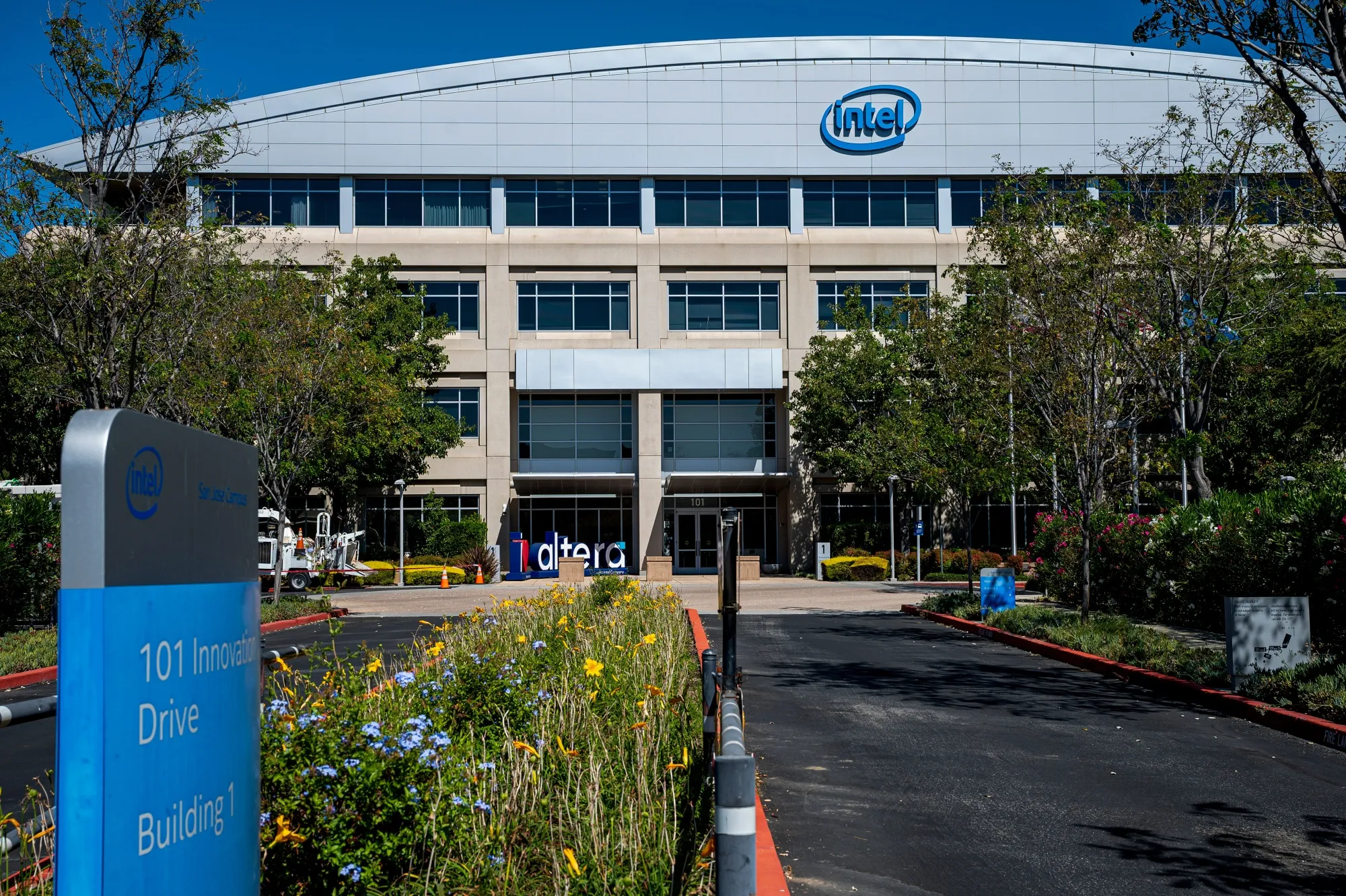 Altera Corp. headquarters in San Jose, California.