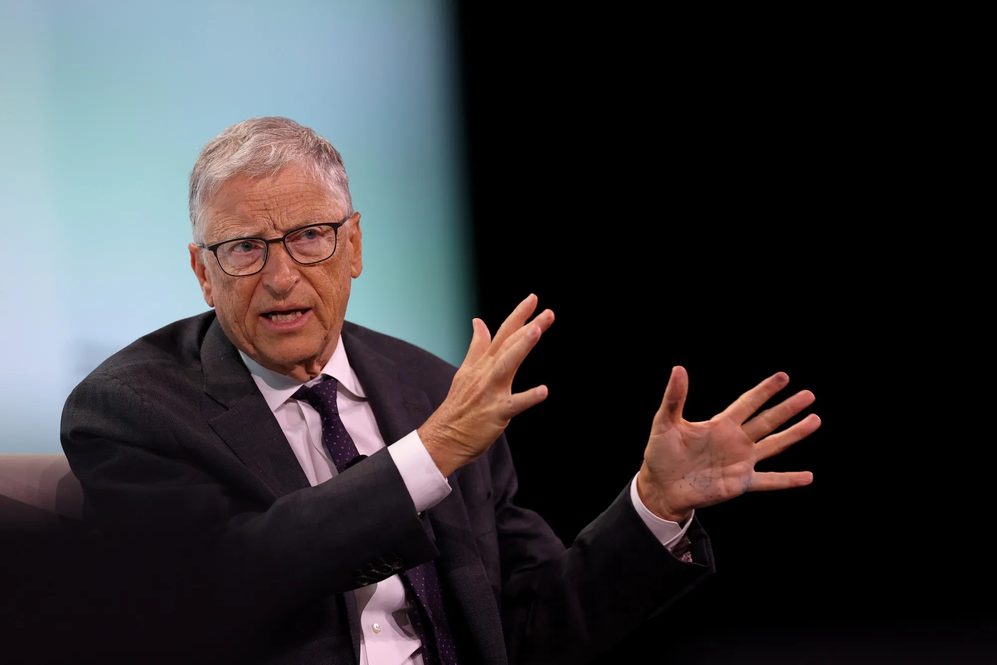 Bill Gates speaks during the 2024 CERAWeek by S&P Global conference in Houston, Texas, on March 21