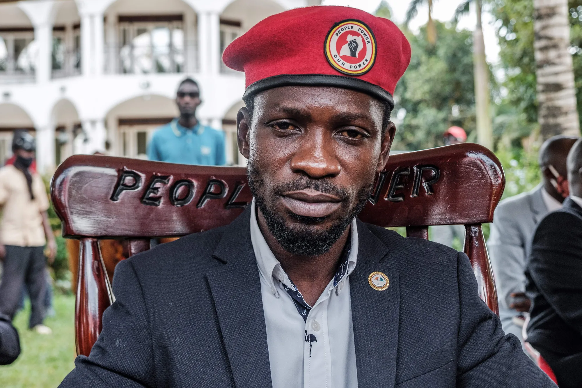Robert Kyagulanyi in January.