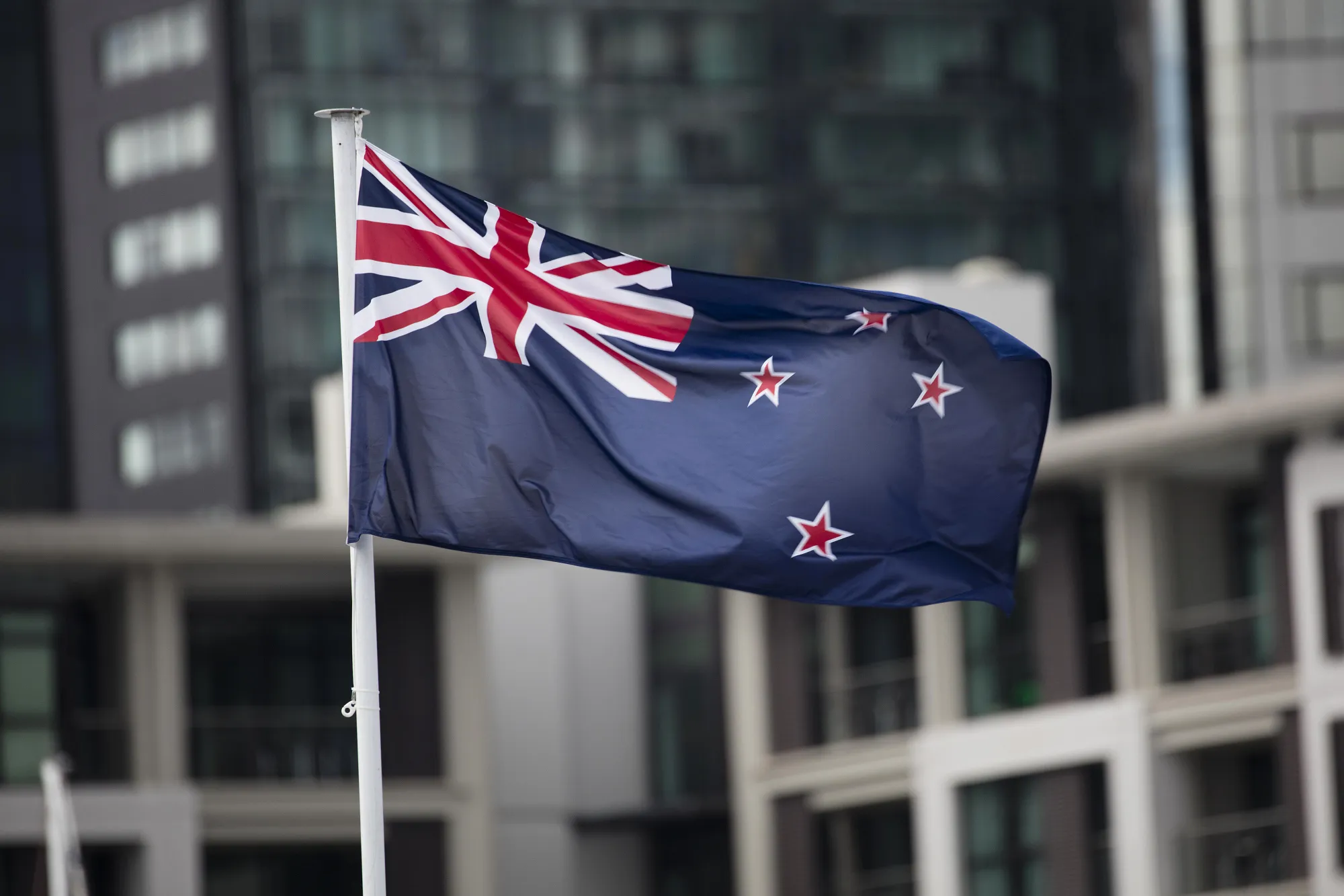 Images Of Existing and Proposed New Zealand Flag Ahead Of Second Flag Referendum