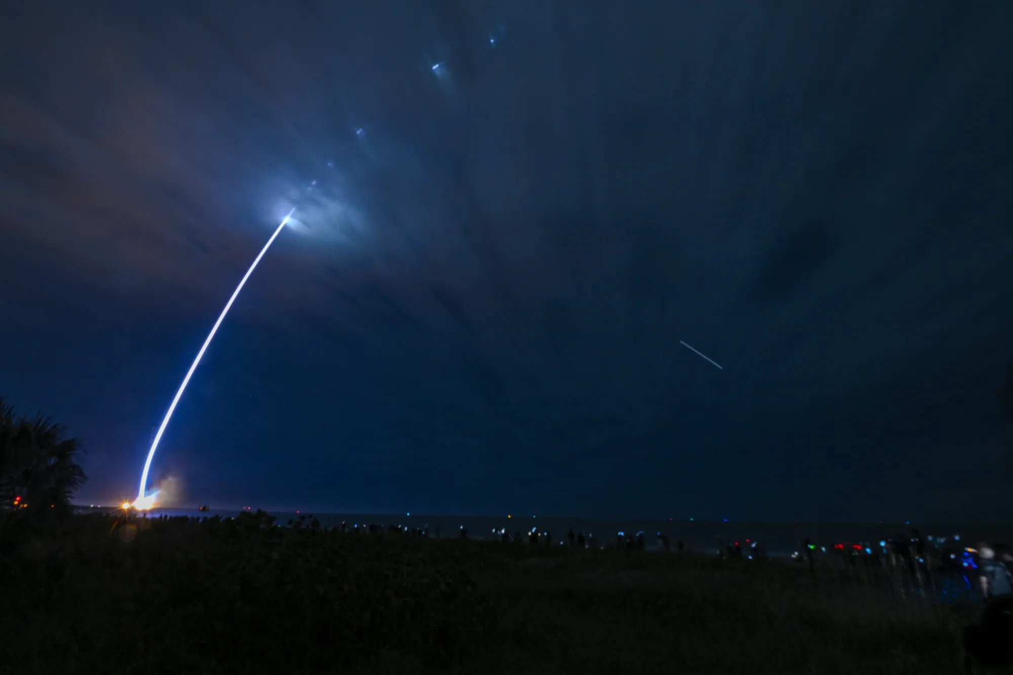 The Blue Origin New Glenn rocket lifts off at Launch Complex 36 at Cape Canaveral Space Force Station on Jan. 16.