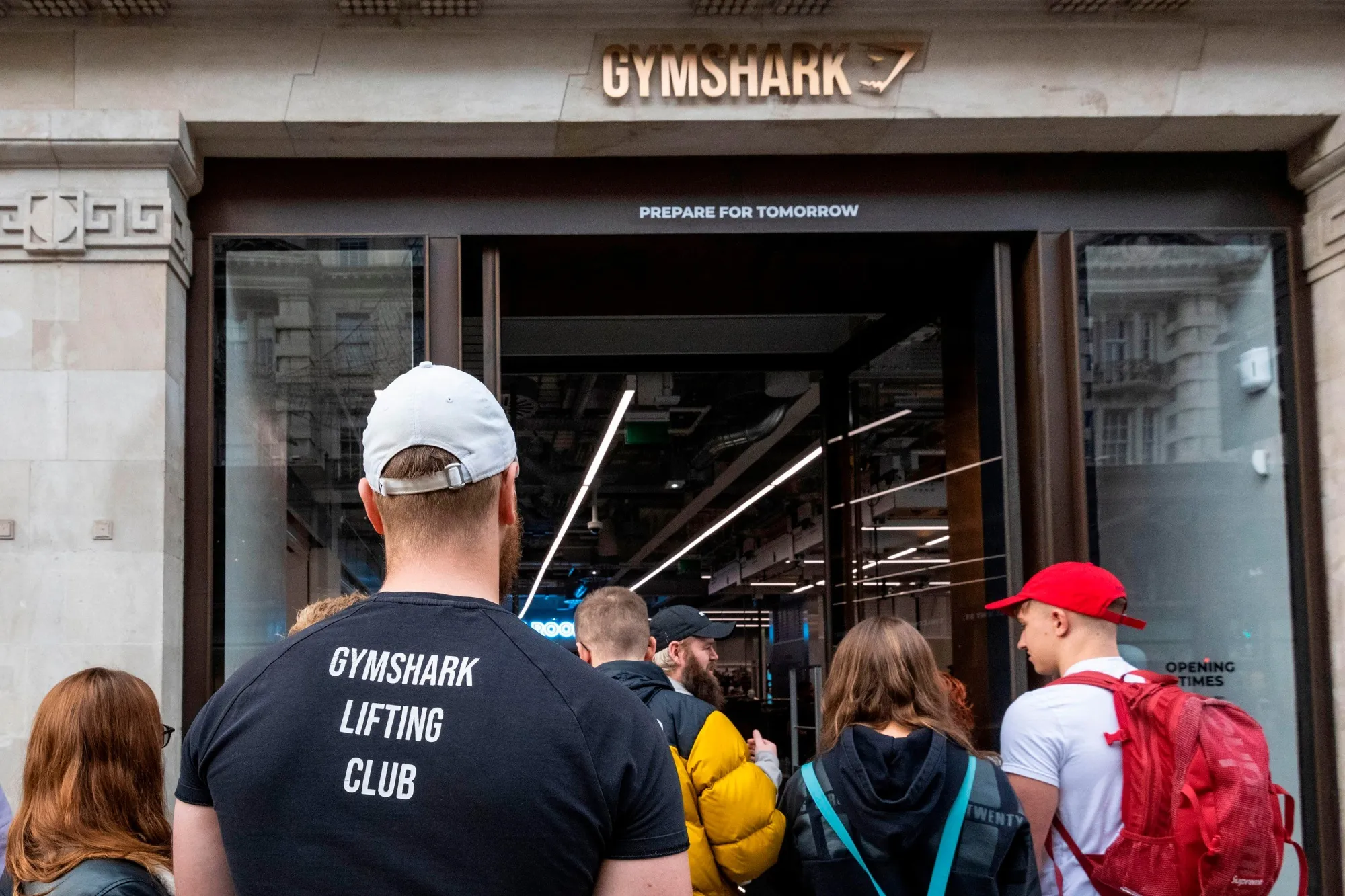 Gymshark’s store&nbsp;in Regent Street, London, UK.&nbsp;