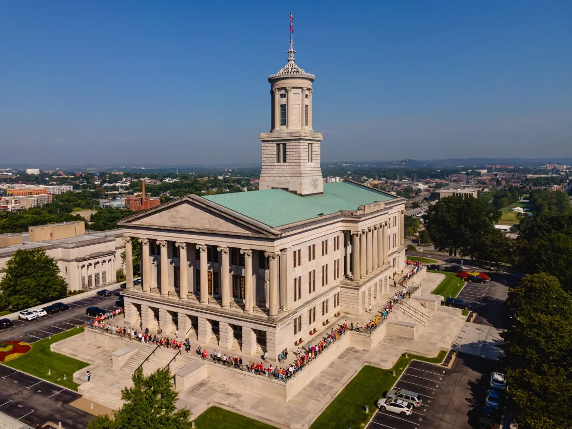 The Tennessee State Capitol in Nashville.