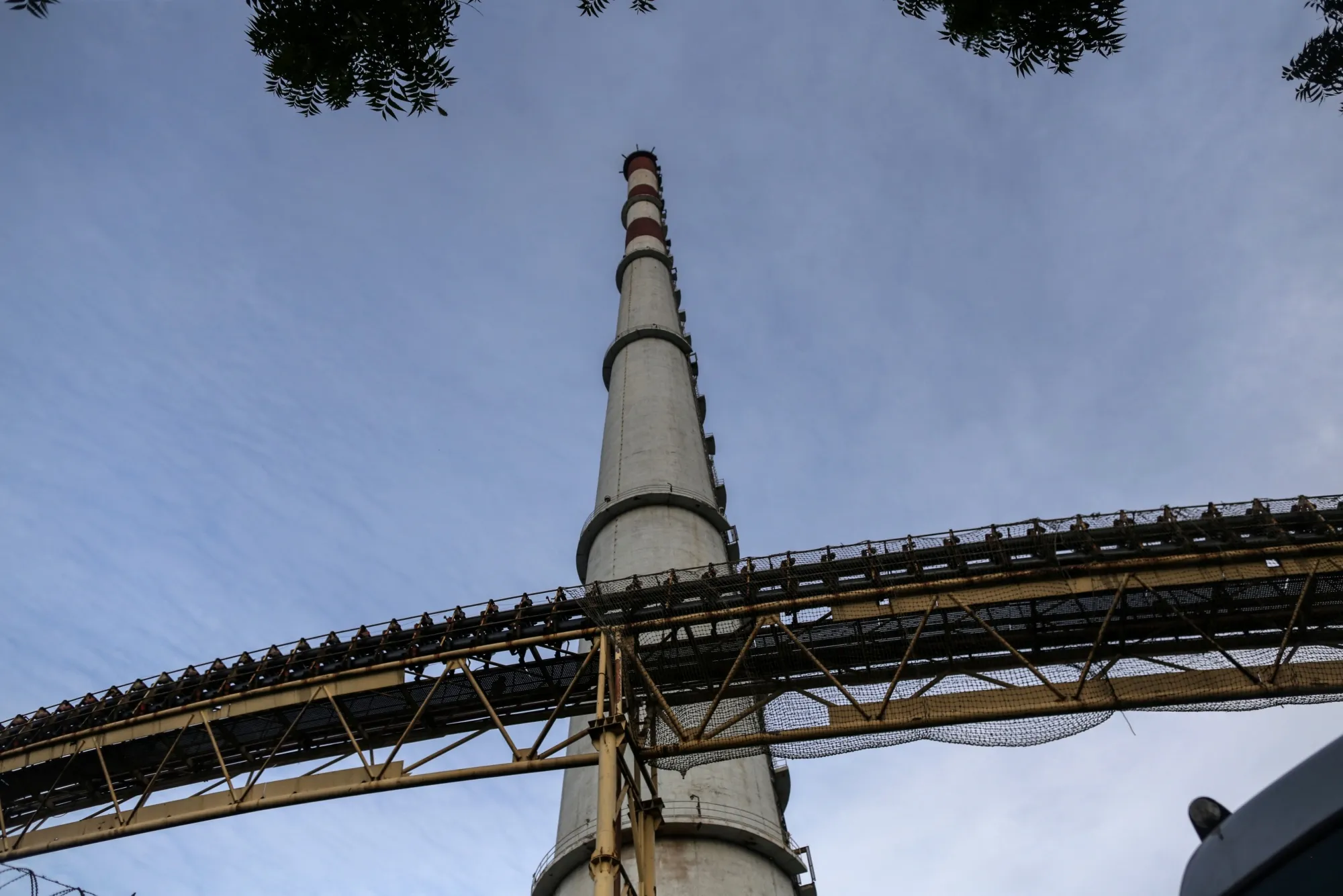 A conveyor at a power station in Mumbai, India.