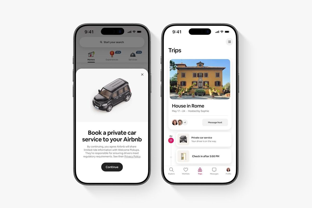 Travel: Airbnb introduces third-party private car pickup services to enhance its travel offerings and customer experience.