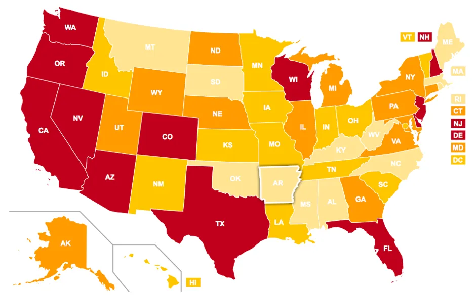Every state has fewer than 59 affordable housing units available for every 100 extremely low income families. 