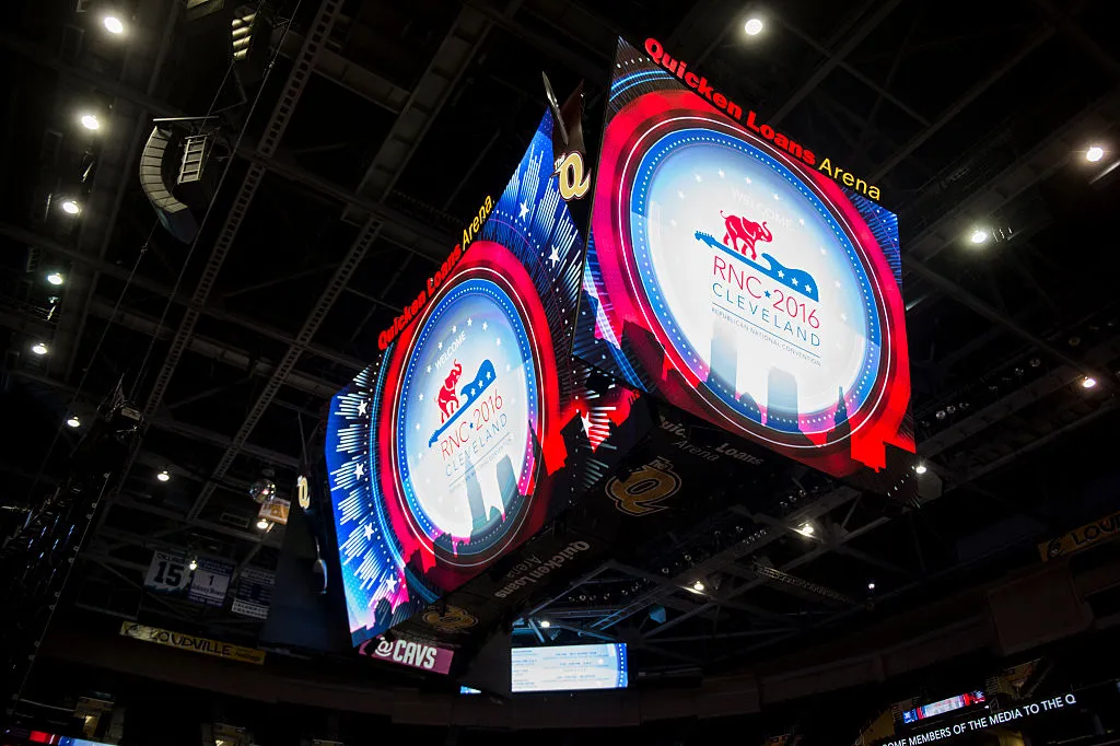 The Quicken Loans Arena will host the 2016 Republican National Convention in Cleveland, Ohio.

