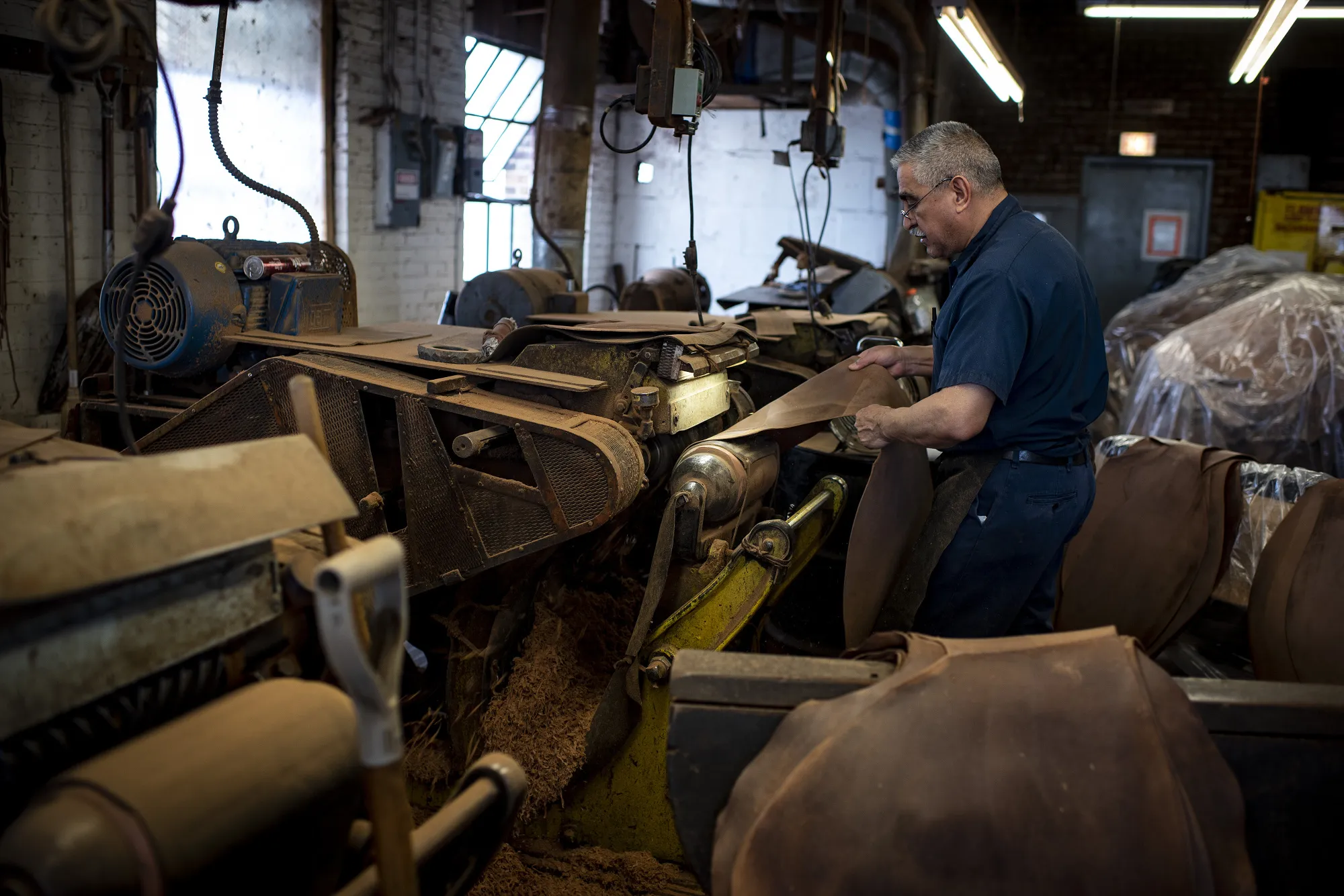 Inside The Horween Leather Facility Ahead Of Industrial Production Figures