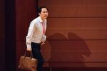 He Jiankui at the Second International Summit on Human Genome Editing in Hong Kong&nbsp;on Nov. 28.